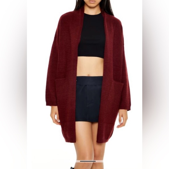 Forever 21 Sweaters - CLEARANCE Women’s Open-Front Cardigan Sweater Size Large